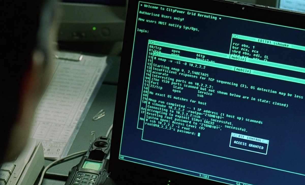 In Matrix, Tnity uses Nmap