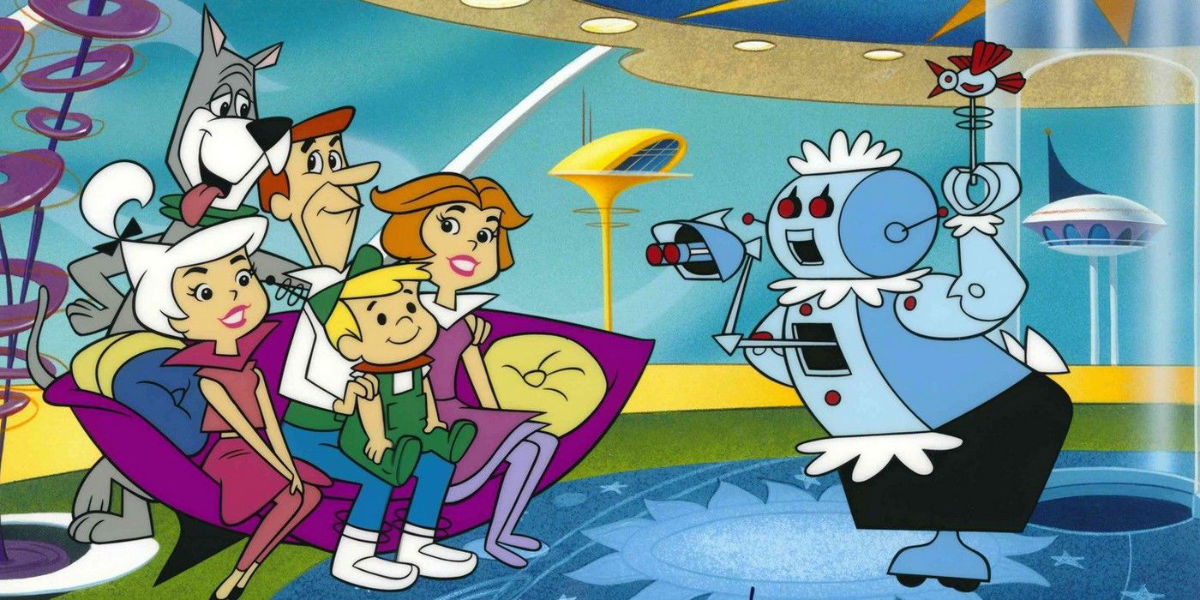 The Jetsons and Rosie, the Robot)